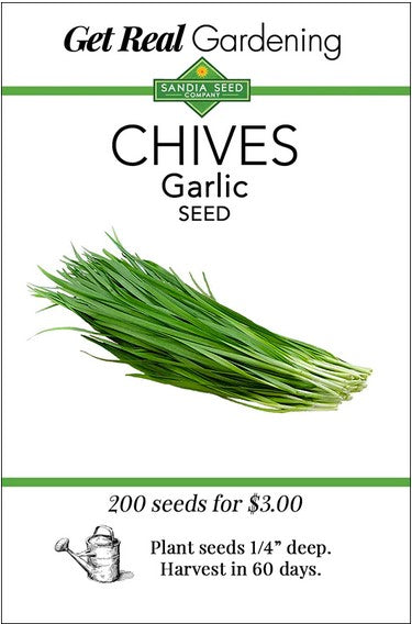 Garlic Chive Seeds- Organic