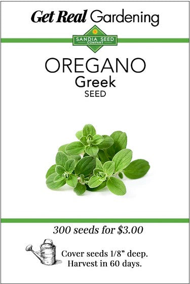 Greek Oregano Seeds- Organic
