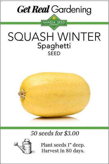 Winter Spaghetti Squash Seeds- Organic