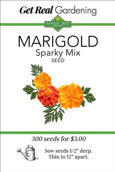 Sparky Mix Marigold Seeds- Organic