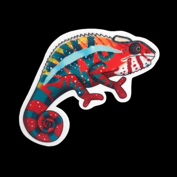 Panther Chameleon Sticker