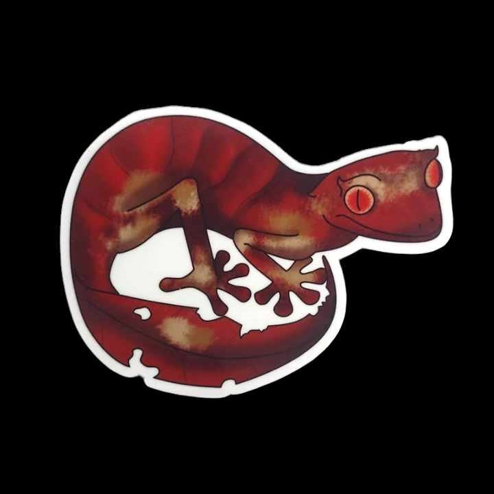Satanic Leaf Tail Gecko Sticker