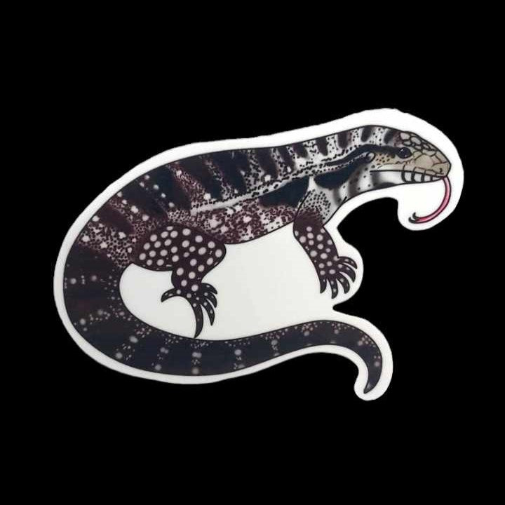 Tegu Sticker – Cedar Bridge Botanicals